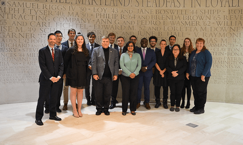 SFS Students with members of the National Science Foundation