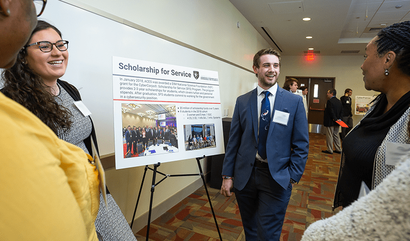 SFS Students presenting at ACES Annual Spring Briefing